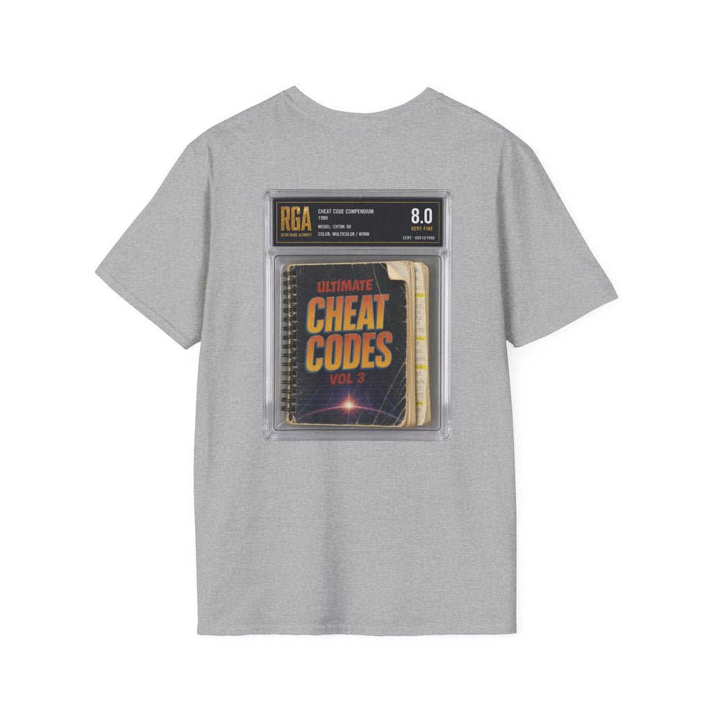Cheat Code Book Slab T-Shirt