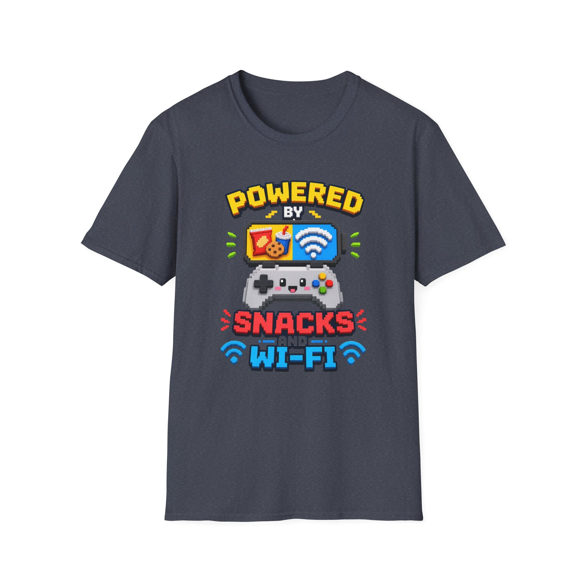 Powered by snacks and wifi T-Shirt