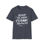 Eat sleep game repeat T-Shirt