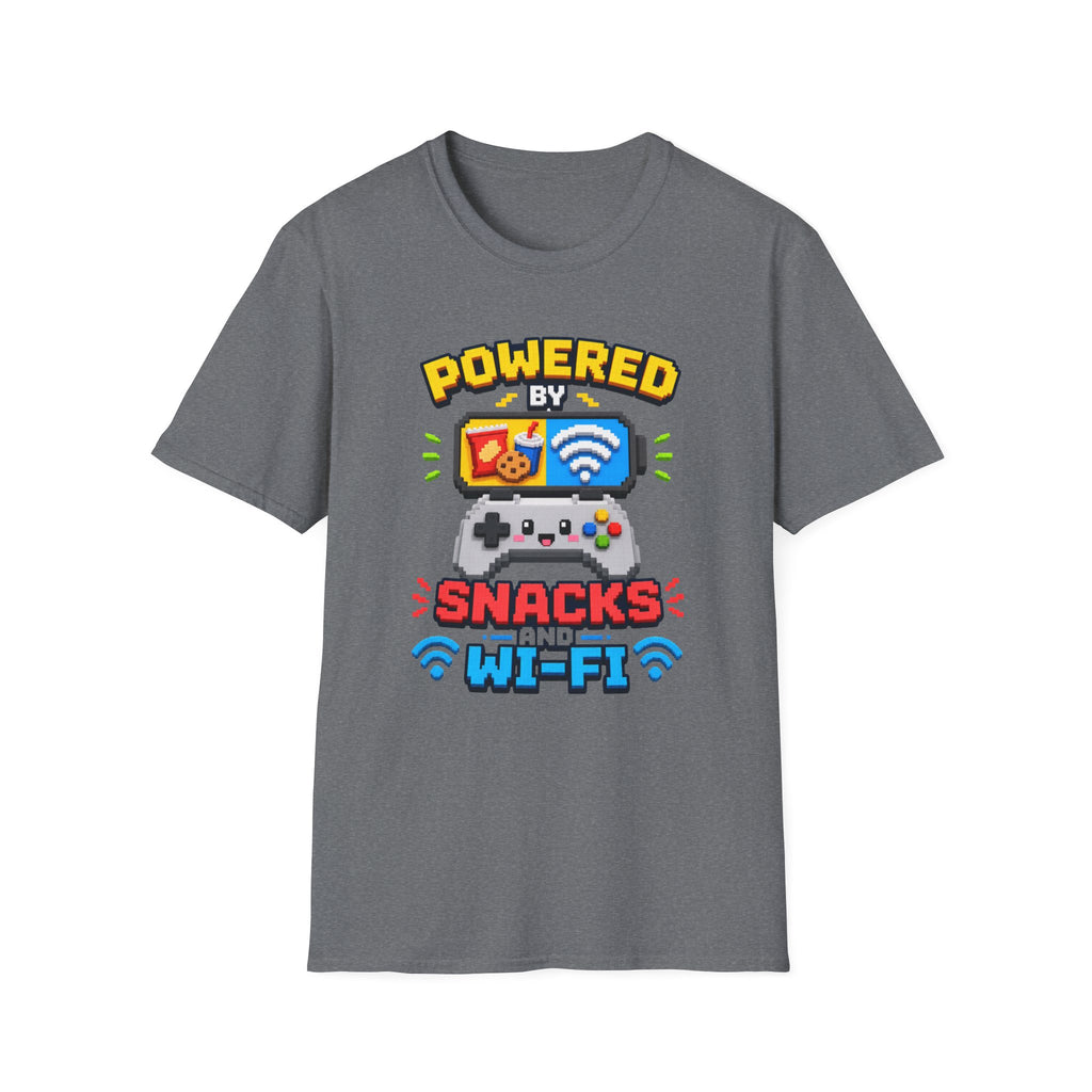 Powered by snacks and wifi T-Shirt