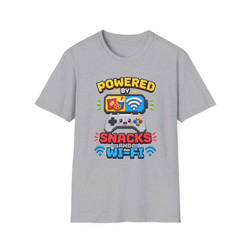Powered by snacks and wifi T-Shirt
