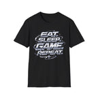 Eat sleep game repeat T-Shirt