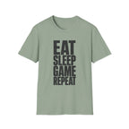 Eat Sleep Game Repeat T-Shirt