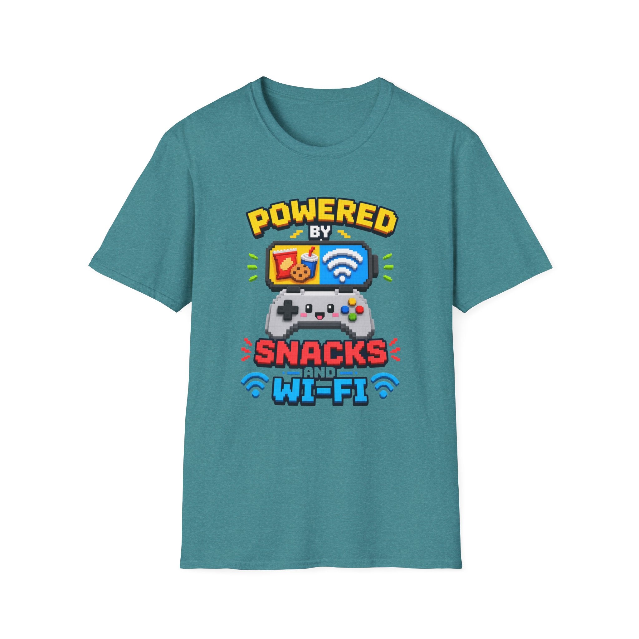 Powered by snacks and wifi T-Shirt