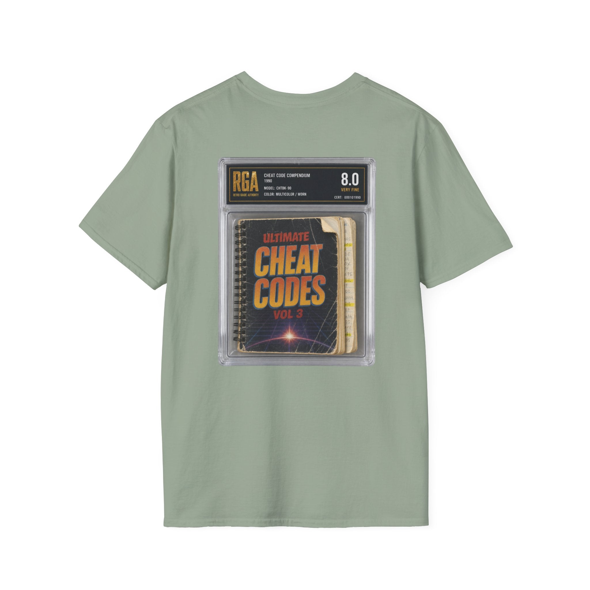 Cheat Code Book Slab T-Shirt