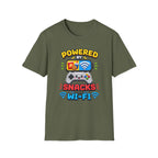 Powered by snacks and wifi T-Shirt