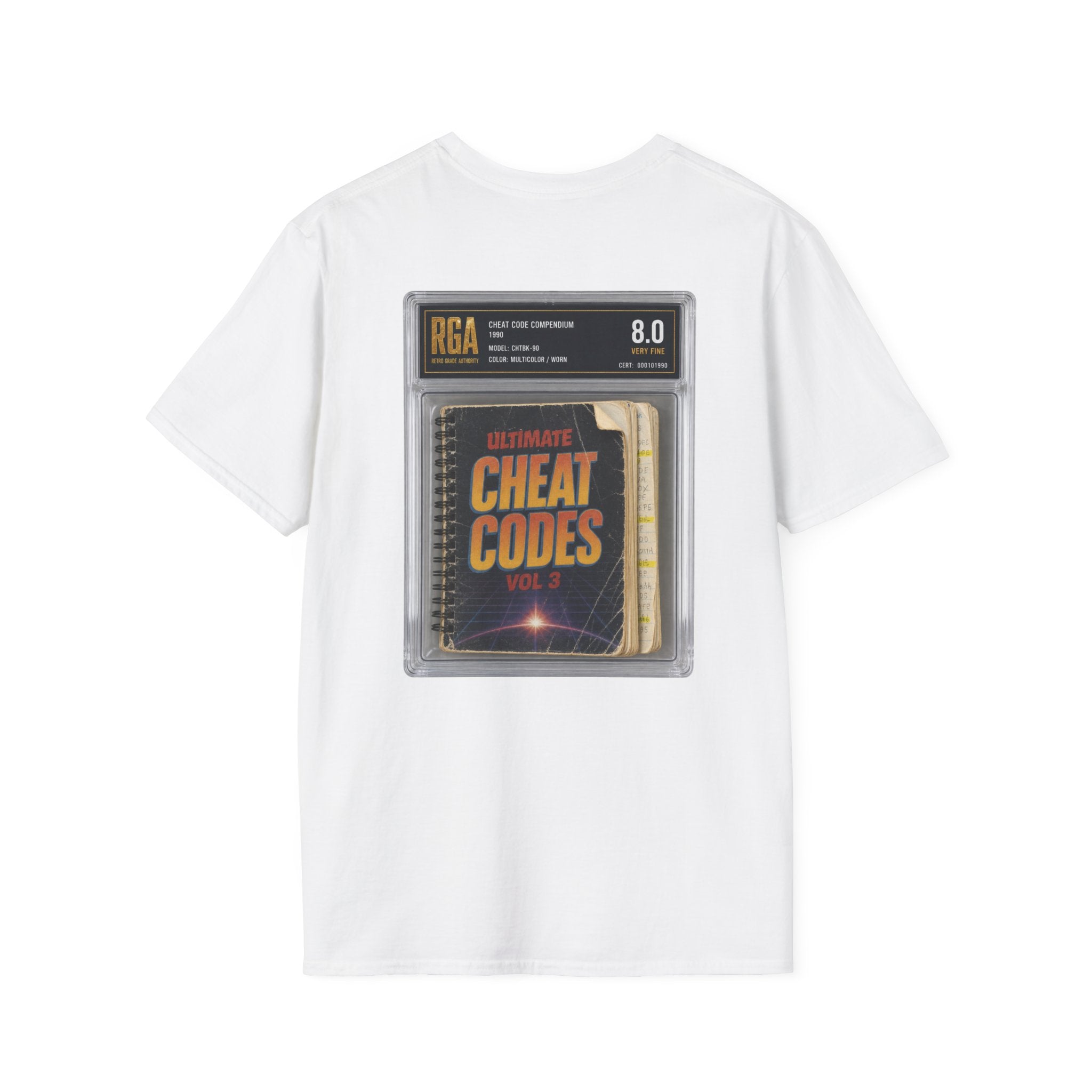 Cheat Code Book Slab T-Shirt