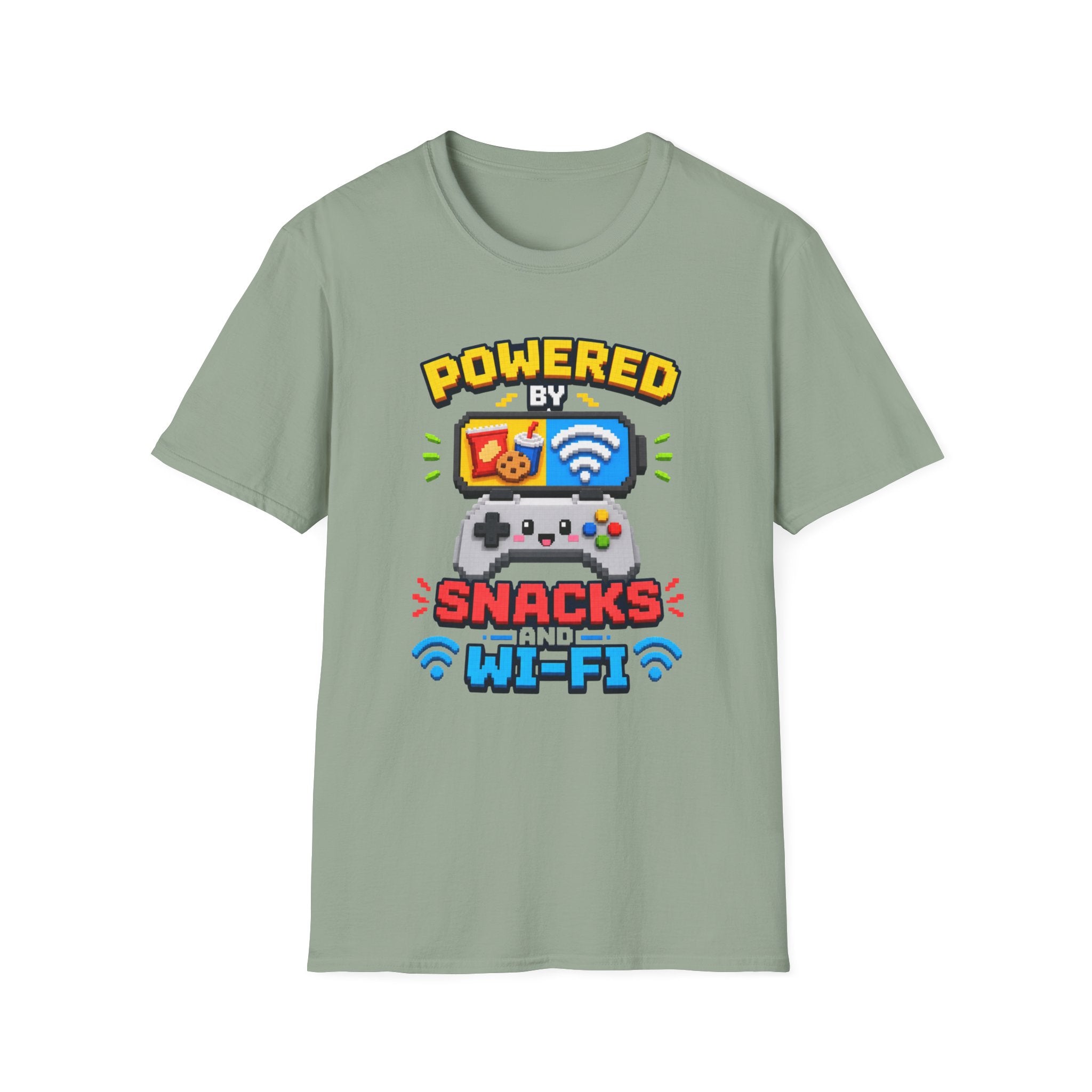Powered by snacks and wifi T-Shirt