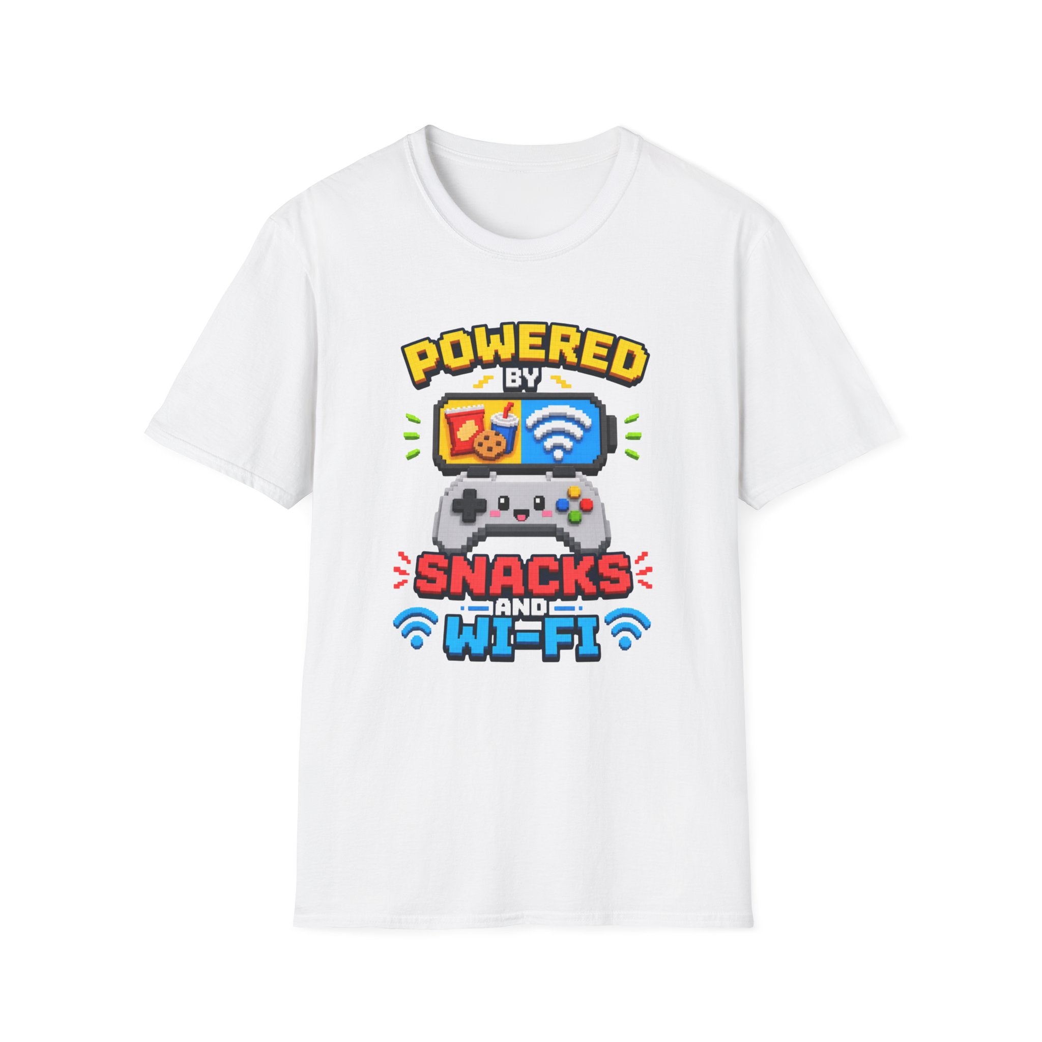 Powered by snacks and wifi T-Shirt