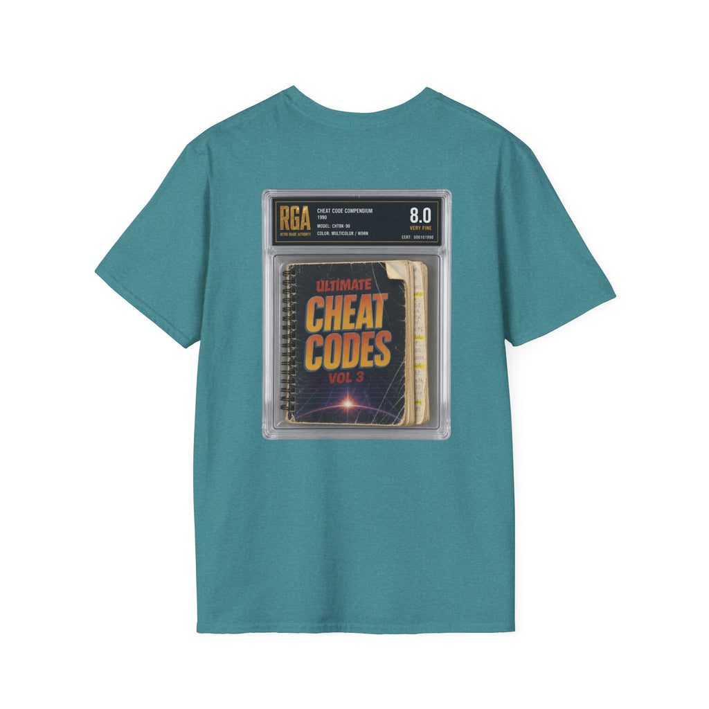 Cheat Code Book Slab T-Shirt