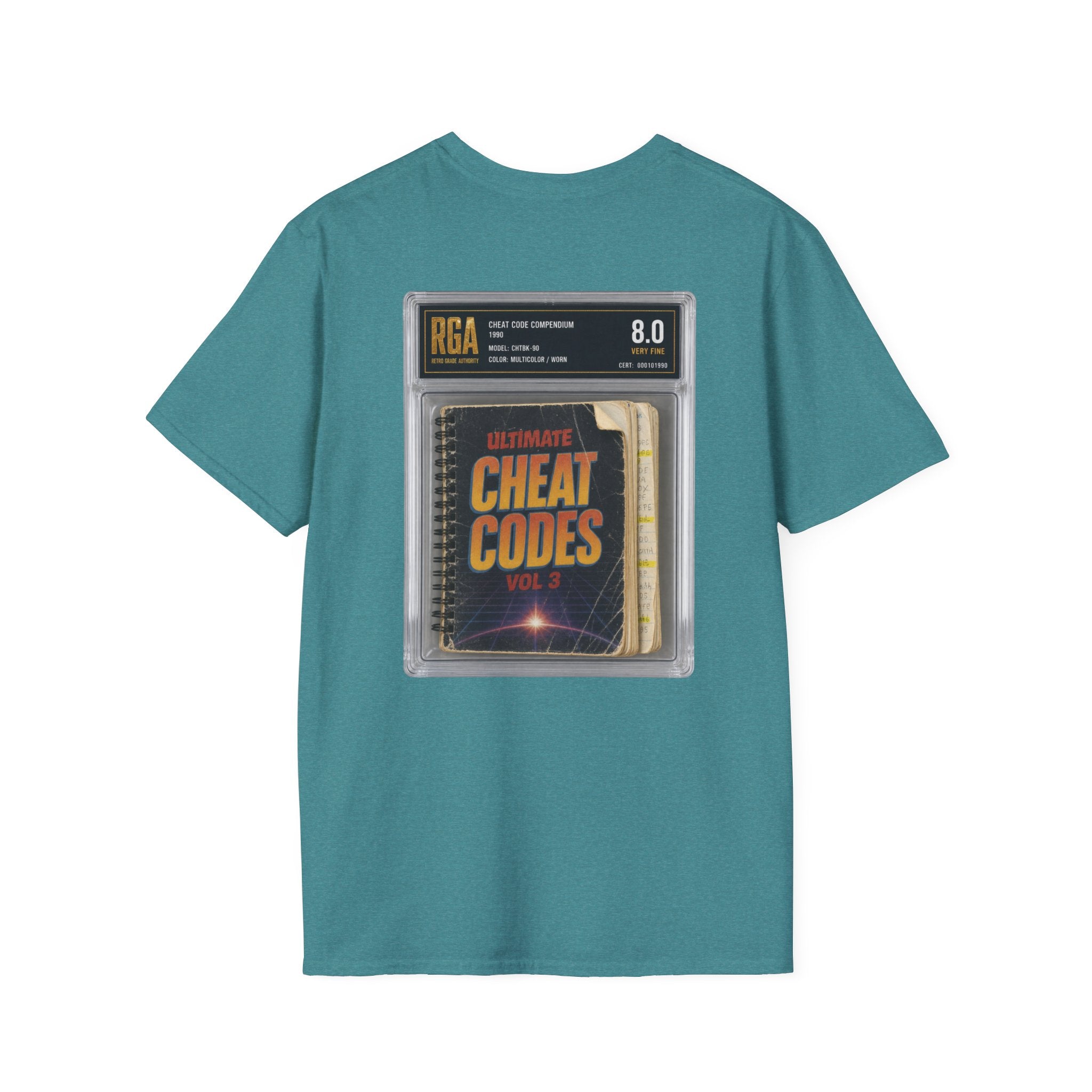 Cheat Code Book Slab T-Shirt