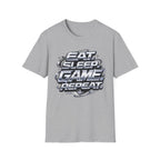 Eat sleep game repeat T-Shirt