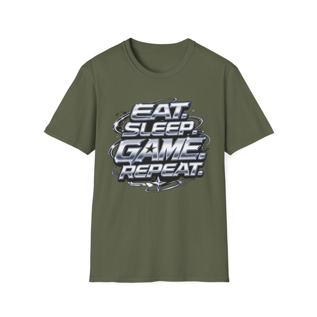 Eat sleep game repeat T-Shirt