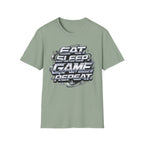 Eat sleep game repeat T-Shirt