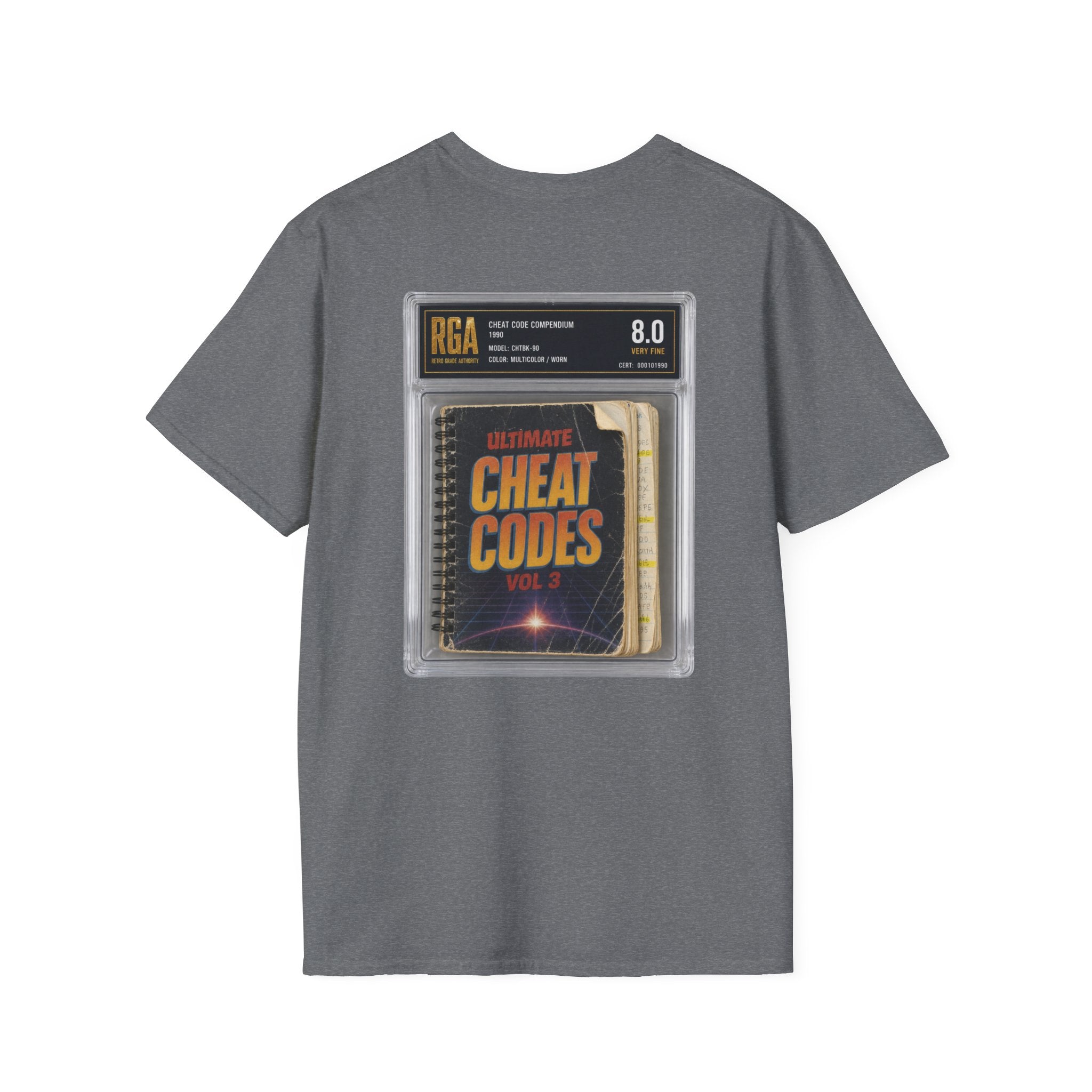 Cheat Code Book Slab T-Shirt