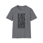 Eat Sleep Game Repeat T-Shirt