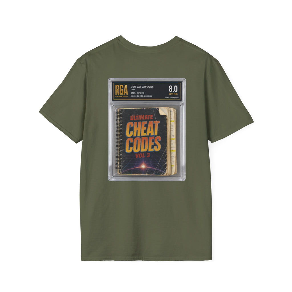 Cheat Code Book Slab T-Shirt
