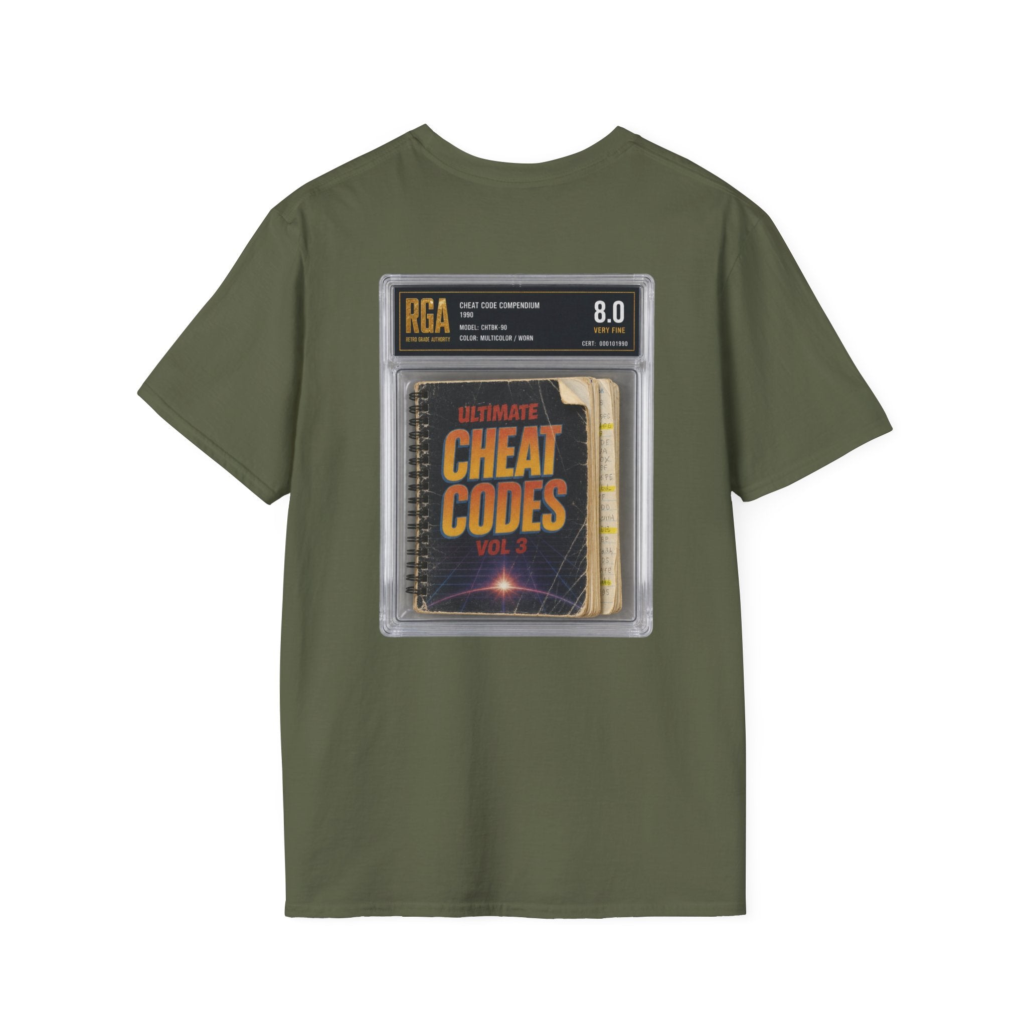 Cheat Code Book Slab T-Shirt
